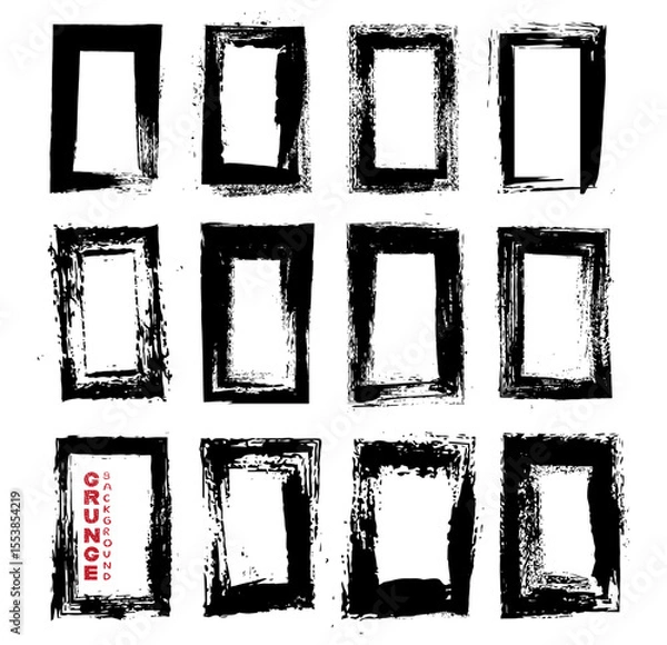 Obraz Abstract grunge frames