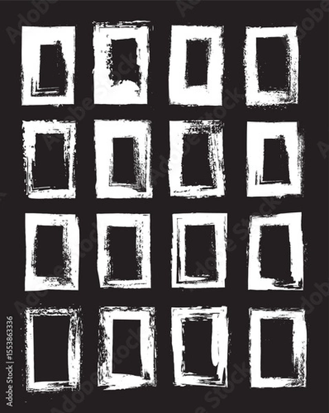 Obraz Grunge frames set