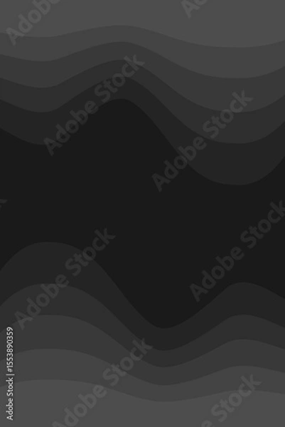 Fototapeta Dark Abstract Wave Editable Background for banner, flyer, poster and more