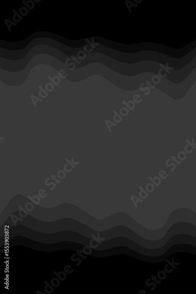 Fototapeta Stylish Abstract Wave Editable Background for banner, flyer, poster and more