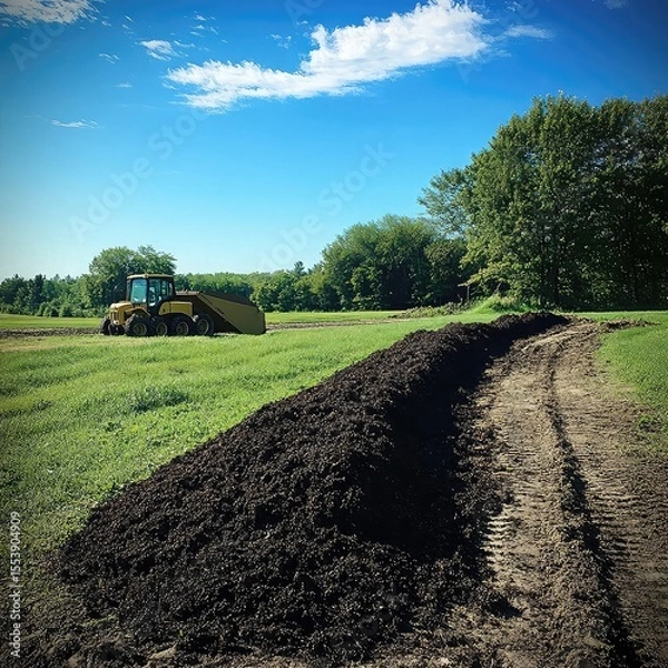 Fototapeta Eco-Friendly Fertilizer Solutions using organic, non-toxic fertilizers, compost, and natural soil amendments to promote soil health and reduce the environmental impact of conventional fertilizers