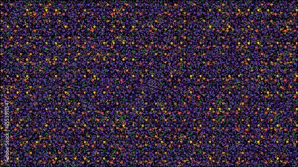 Fototapeta Abstract colorful starburst pattern on a dark textured background