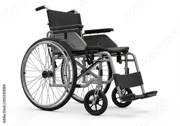 Obraz Lightweight Wheelchair Design Enhancing Mobility and Independence with Advanced Features