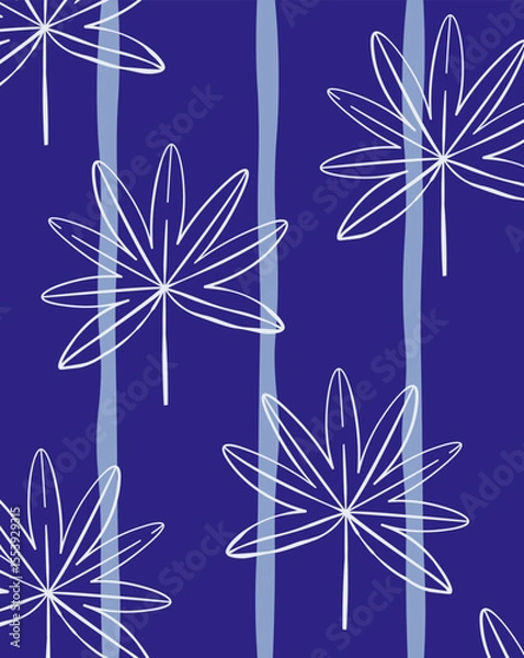 Obraz Tropical Leaf Pattern Background