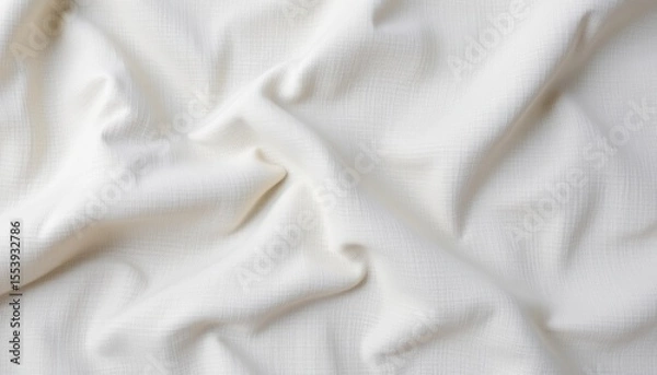 Fototapeta clean linen background with gentle wave like gradient, under zero harsh shadows, featuring blurred edges for depth.