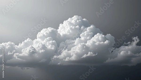 Fototapeta neutral cloud 4 26 background with sweeping arc gradient, under studio softbox lighting, featuring depth without distraction.
