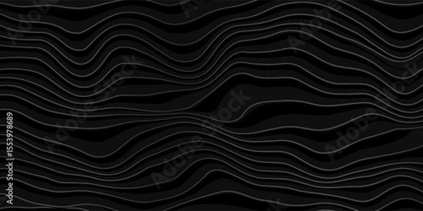 Fototapeta abstract white line wave background. Eps10