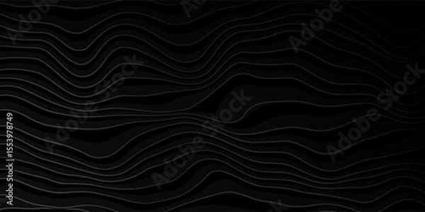 Fototapeta abstract white line wave background. Eps10