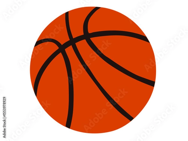 Obraz バスケットボール 主線なし