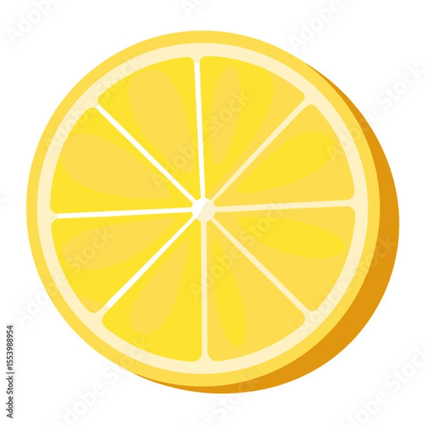 Fototapeta slice of lemon