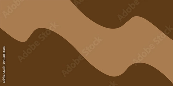 Fototapeta Modern wave layered vector background illustration
