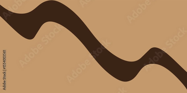 Fototapeta Modern wave layered vector background illustration