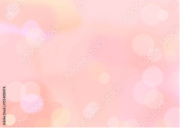 Obraz ピンクの水玉グラデーション 背景壁紙素材のイラスト