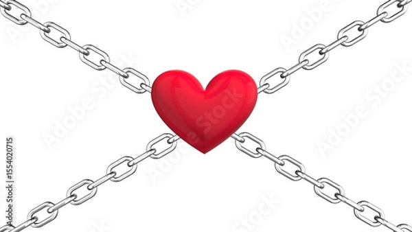 Obraz Heart Bound by Chains