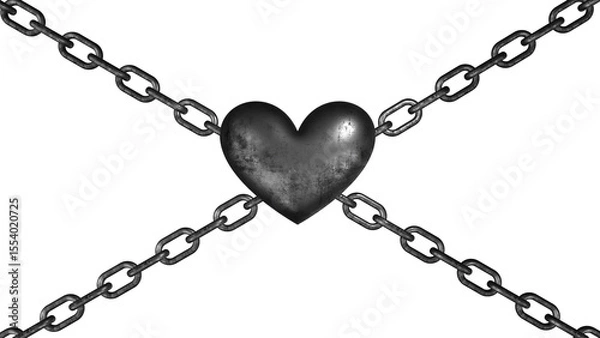 Obraz Heart Bound by Chains