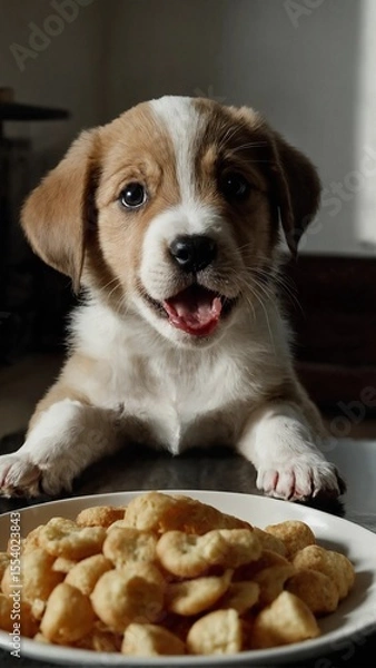 Obraz Puppy Eating