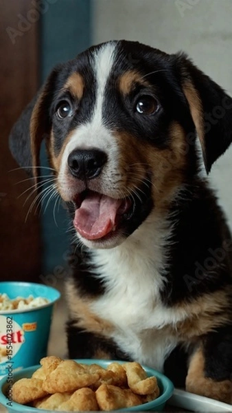 Obraz Puppy Eating