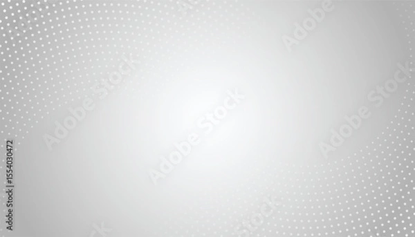 Fototapeta Abstract white background with gray dynamic curve. Vector illustration