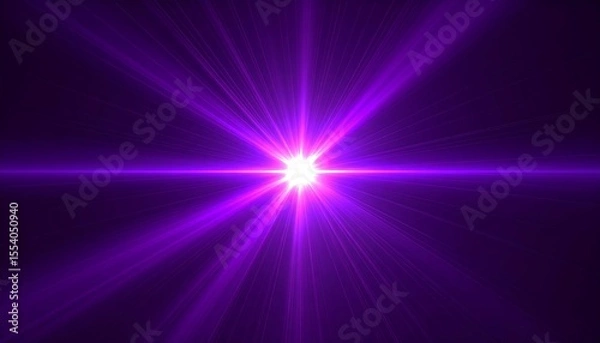 Obraz Radiant purple burst