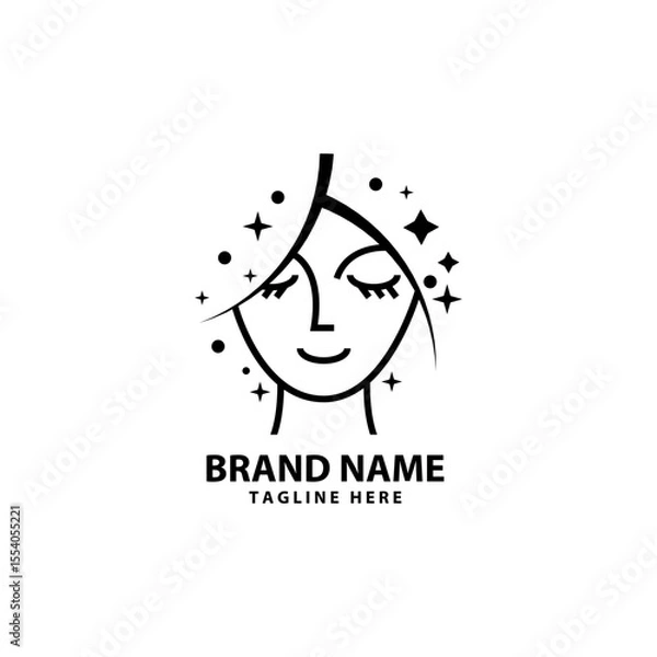Fototapeta beauty clean logo design vector