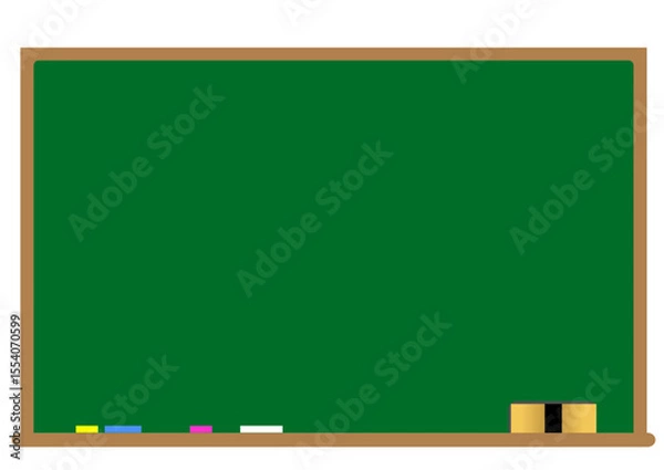 Obraz シンプルな黒板