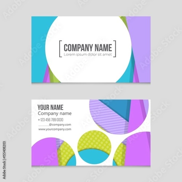 Fototapeta Abstract vector layout background set. For art template design, list, front page, mockup brochure theme style, banner, idea, cover, booklet, print, flyer, book, blank, card, ad, sign, sheet,, a4