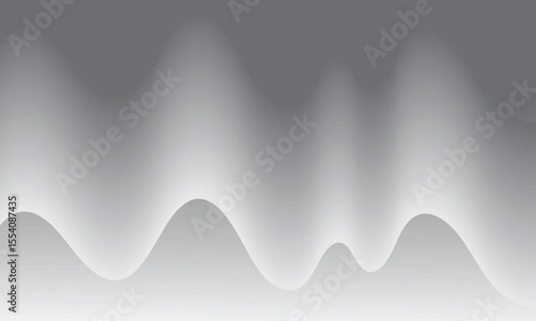 Obraz abstract background wavy gray gradient color