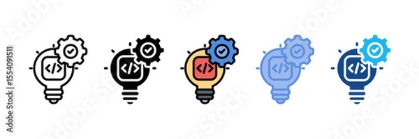 Obraz Custom Software Icon Element For Design