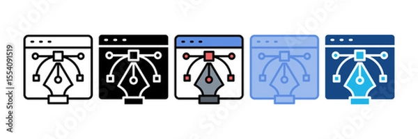 Obraz Web Design Icon Element For Design