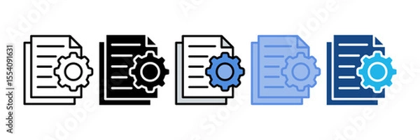 Obraz Configuration File Icon Element For Design