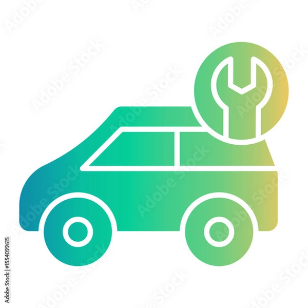 Obraz car service Gradient icon