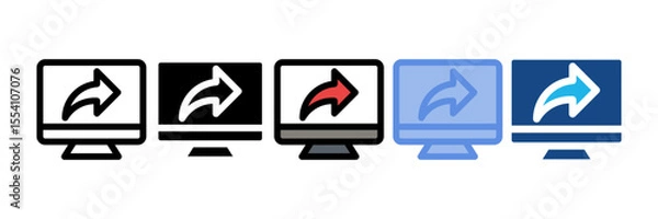 Obraz Screen Share Icon Element For Design
