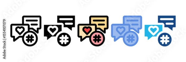 Obraz Social Media Icon Element For Design