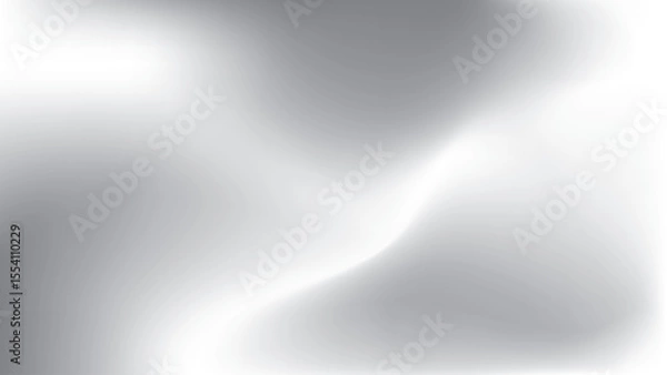Fototapeta Abstract white and gray gradient background. Vector illustration.