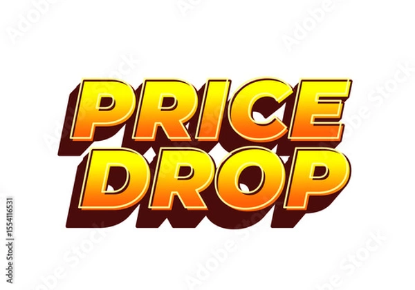 Obraz Price Drop Sale Announcement Graphic