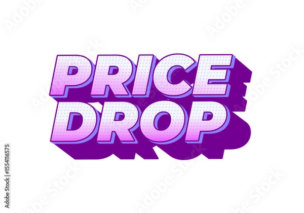Obraz Eye Catching Price Drop Graphic