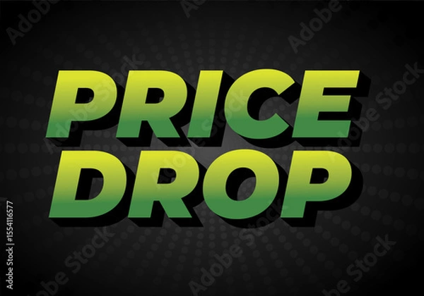 Obraz Bold Price Drop Announcement Graphic