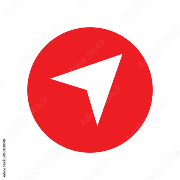 Fototapeta arrow icon button