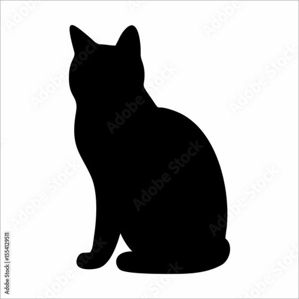 Obraz silhouette of a cat