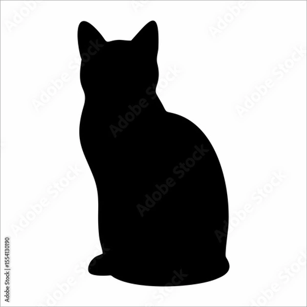Obraz silhouette of a cat