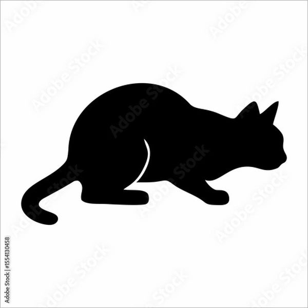 Obraz silhouette of a cat