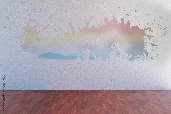 Obraz Splash showing desert landscape