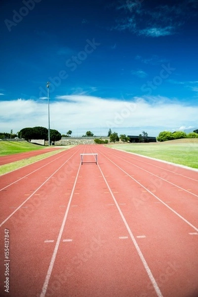 Obraz Athletics field on a sunny day