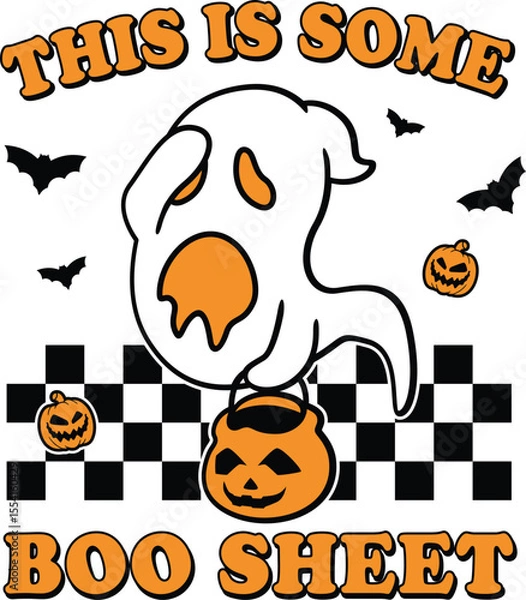 Fototapeta This Is Some Boo Sheet02