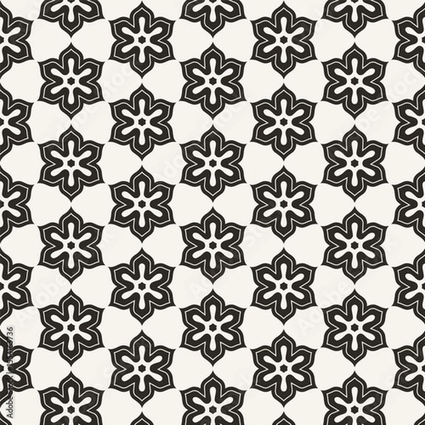Fototapeta Vector seamless pattern. Modern stylish texture
