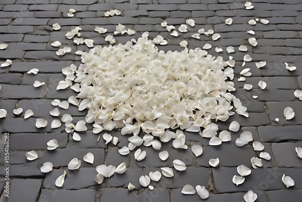 Fototapeta Close-up of natural white rice grains on a black background, showcasing their unique texture