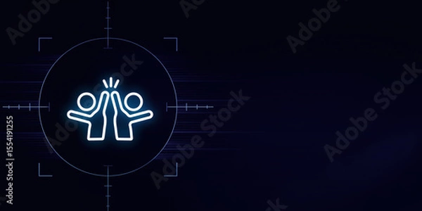 Obraz Sync Point Celebrating Connection at the Core of Collaboration