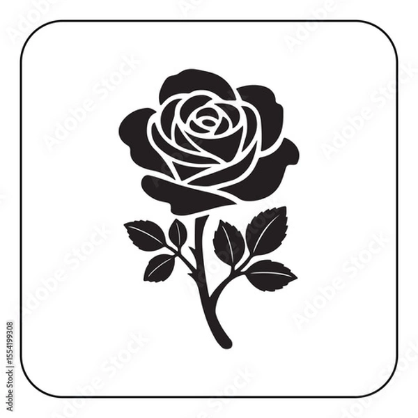 Obraz Hand drawn flower design with vintage style