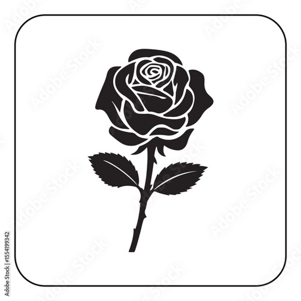 Obraz Hand drawn flower design with vintage style