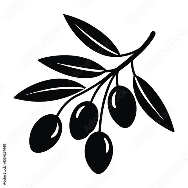 Obraz olive branch with olives
